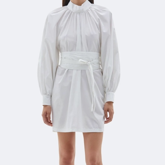 Gathered Neck Belted Mini Dress
Bassike - Picture 2 of 9